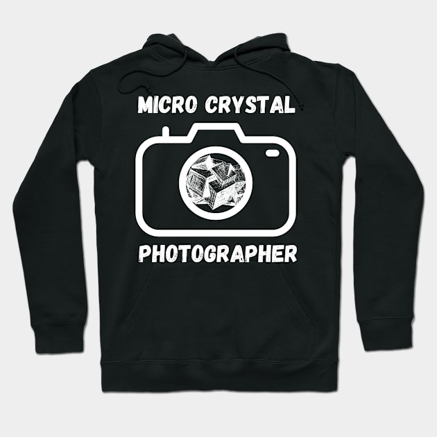 Micro Crystal Photographer Hoodie by maxdax